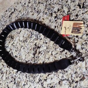 Patricia Nash Black Chainlink Guitar Strap